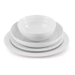 Le Creuset White Stoneware Side Plate 22cm